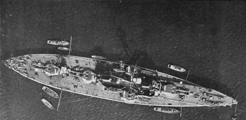 Photographs of H.M. Vessels & Auxiliaries and Other Objects Taken from the Air, 6