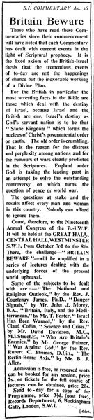 The Times, 1 October 1938, p. 10