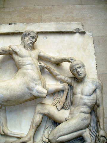 Elgin Marbles -- centaur vs humans