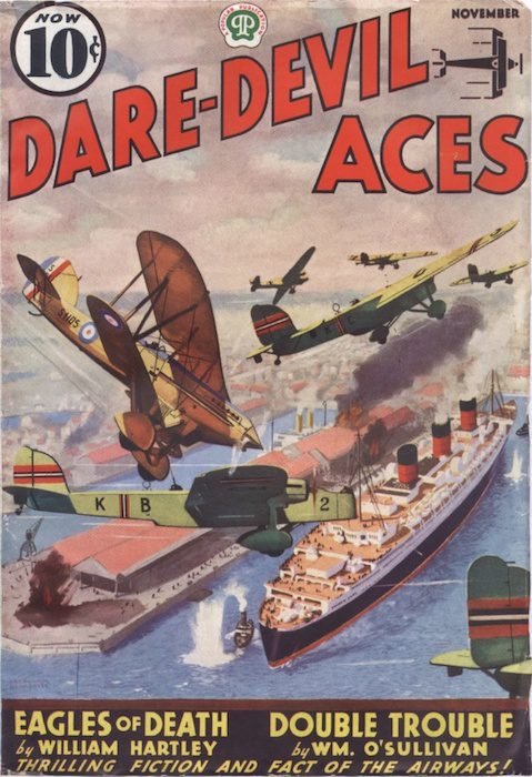Dare-Devil Aces, November 1937