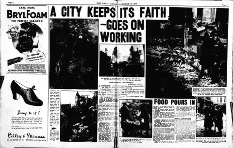 Daily Mirror, 18 November 1940, 6-7