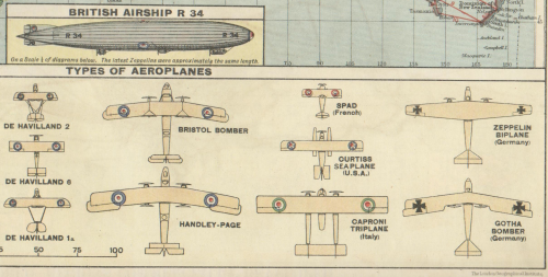 Principal air routes -- aircraft, 1920