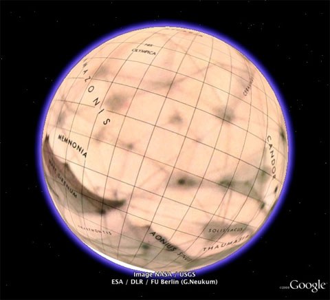 Mars map (1962)