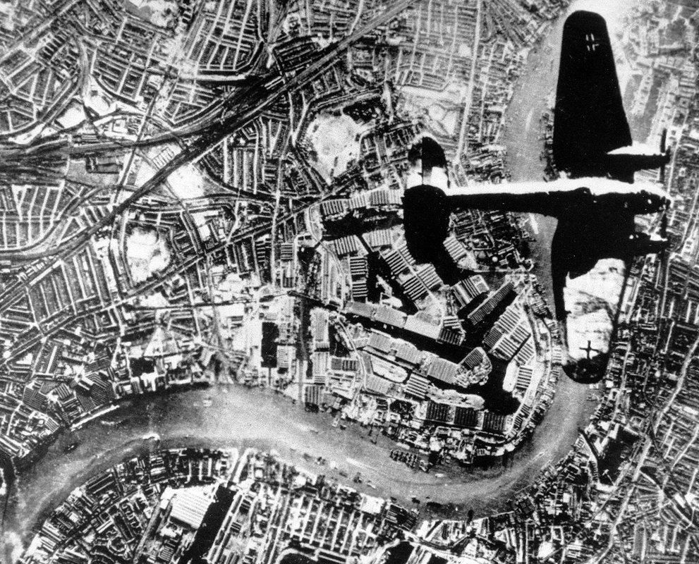 He 111 over London