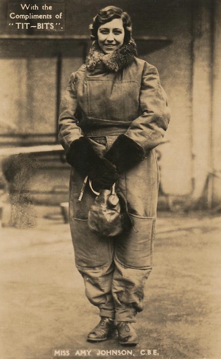 Postcard of Amy Johnson c. 1930