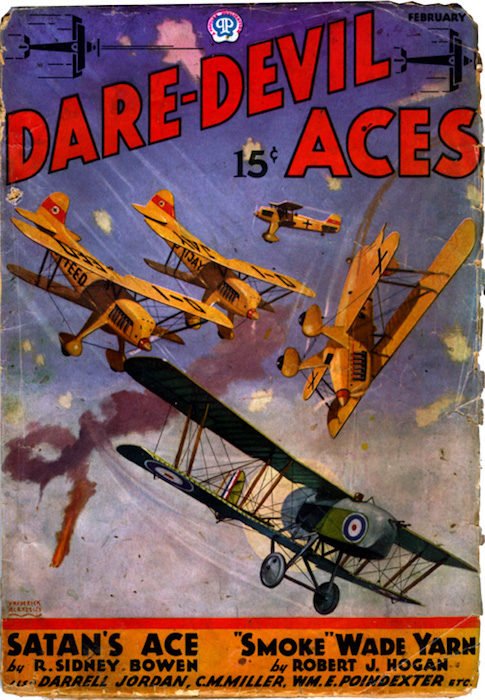 Dare-Devil Aces, February 1936