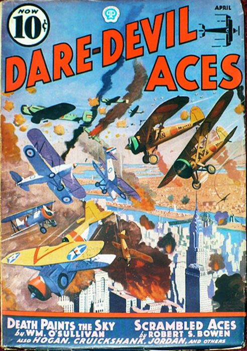 Dare-Devil Aces, April 1937