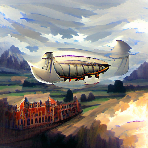 A phantom airship