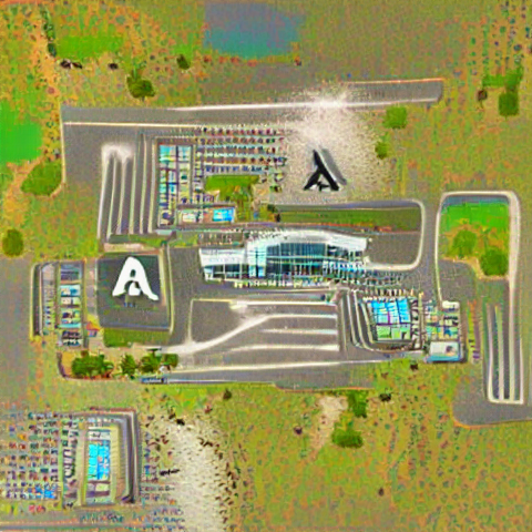 an airport