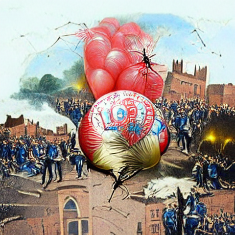 the Great Leicester Balloon Riot of 1864