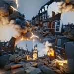 the London Blitz rendered in Unreal Engine