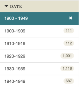 British Newspaper Archive search screen