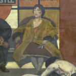 Walter Bayes, The Underworld: Taking Cover in a Tube Station During a London Air Raid (1918) (detail)